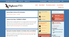 Desktop Screenshot of highcrestpto.org
